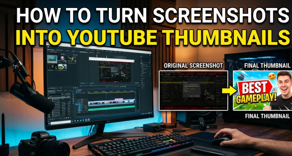 How to Turn Screenshots Into YouTube Thumbnails